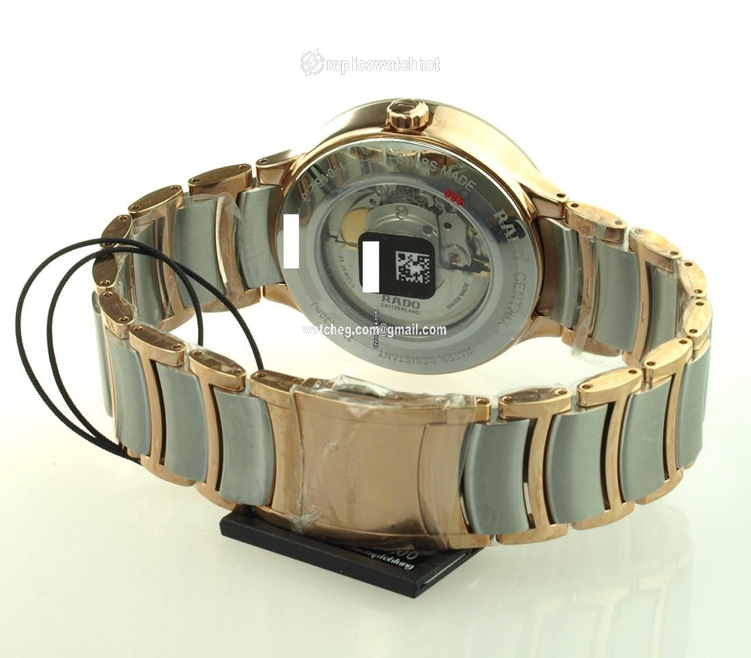 Rado Centrix Mens watch Unisex Automatic Gold Steel R30162013 2