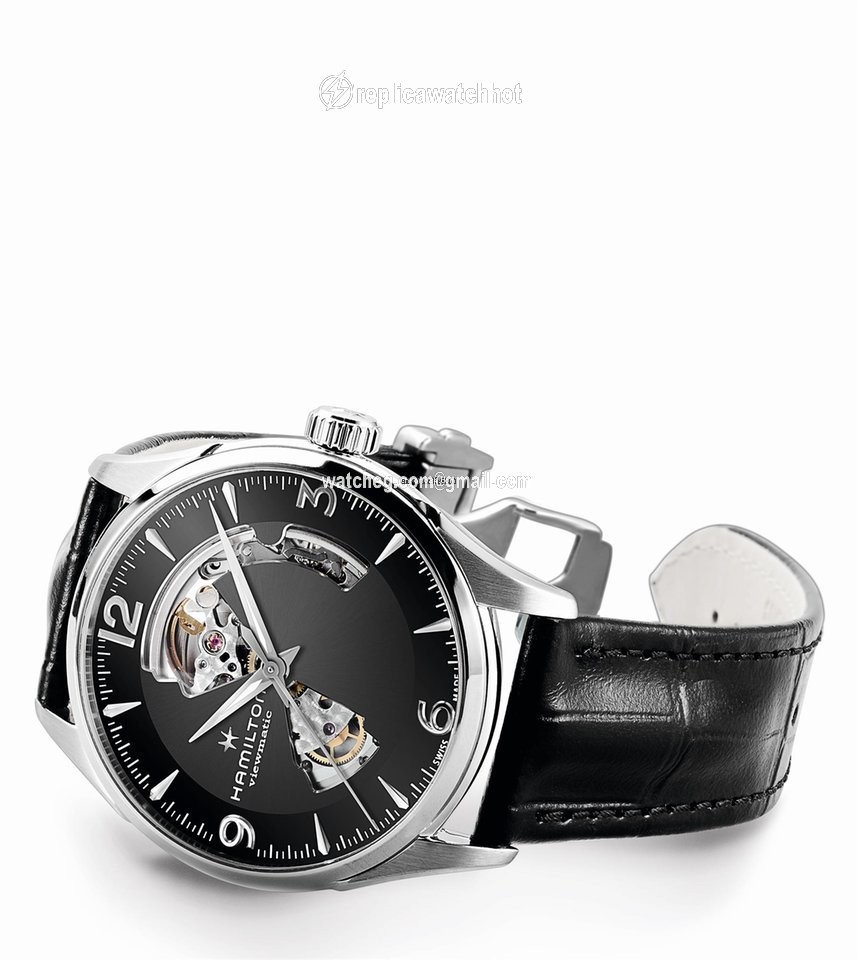 Hamilton Jazzmaster Open Heart Mens watch Unisex Automatic Steel H32705731 2