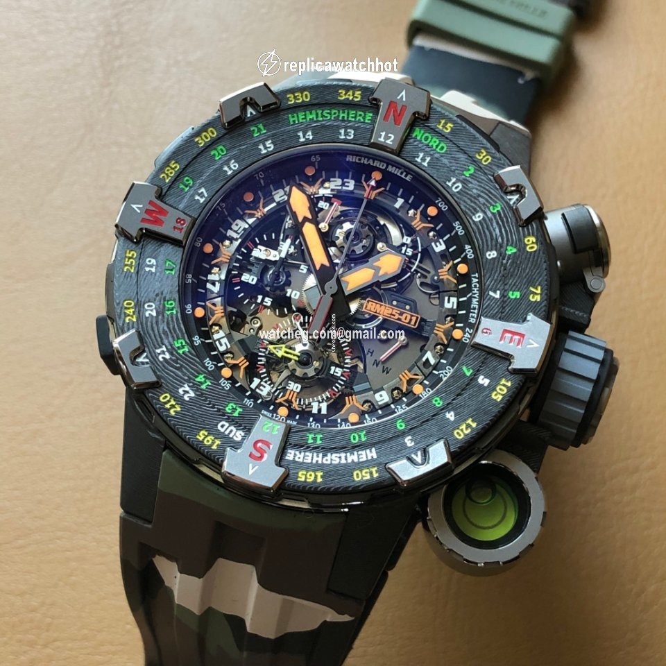 Richard Mille Mens watch Unisex Manual winding Titanium RM 25-01 2