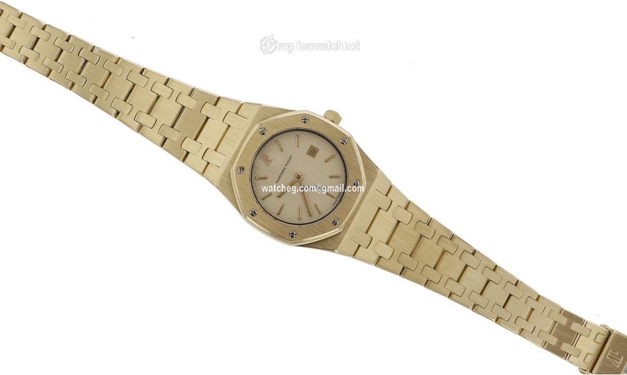 Audemars Piguet Royal Oak Lady Womens watch Quartz Yellow gold 14470BA 2