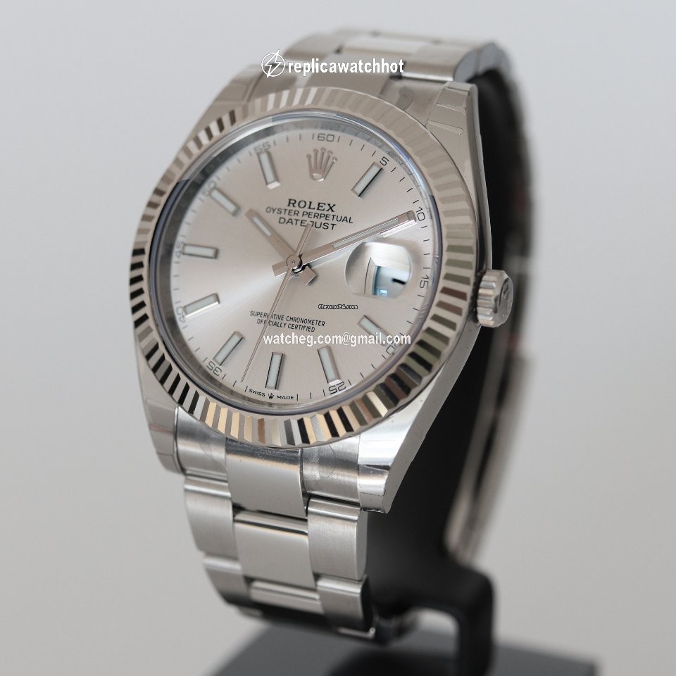 Rolex Datejust 41 Mens watch Unisex Gold Steel Automatic 126334-0003 2