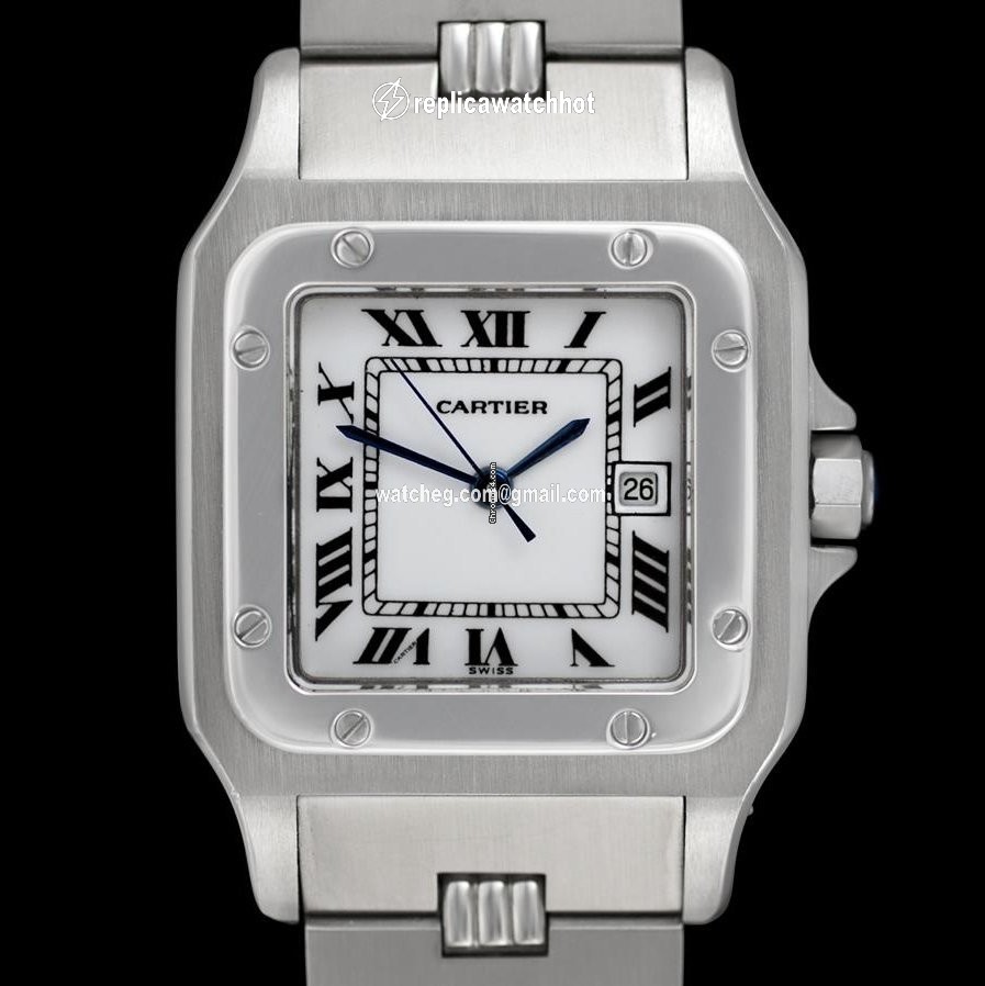Cartier Santos Mens watch Unisex Automatic Steel 7880 2