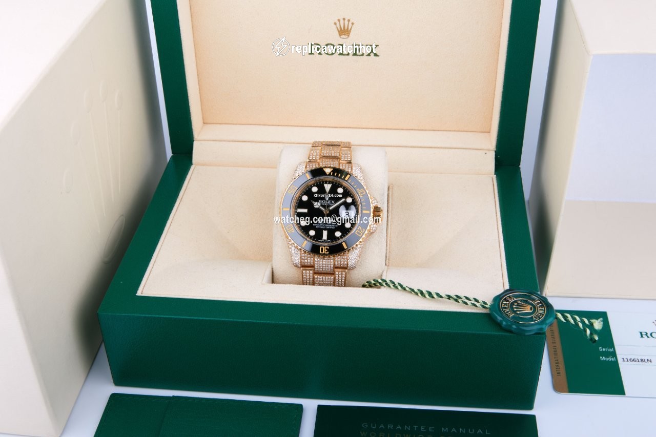 Rolex Submariner Date Mens watch Unisex Yellow gold Automatic 116618LN 2