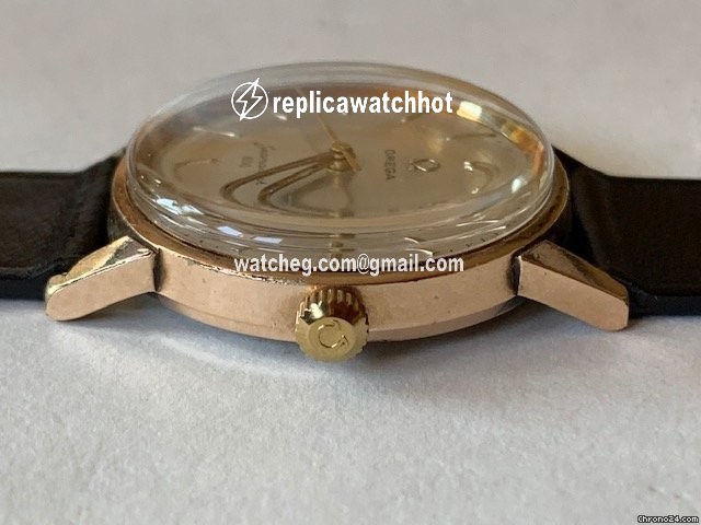 Omega Seamaster Mens watch Unisex Manual winding Gold Steel 135.012 2