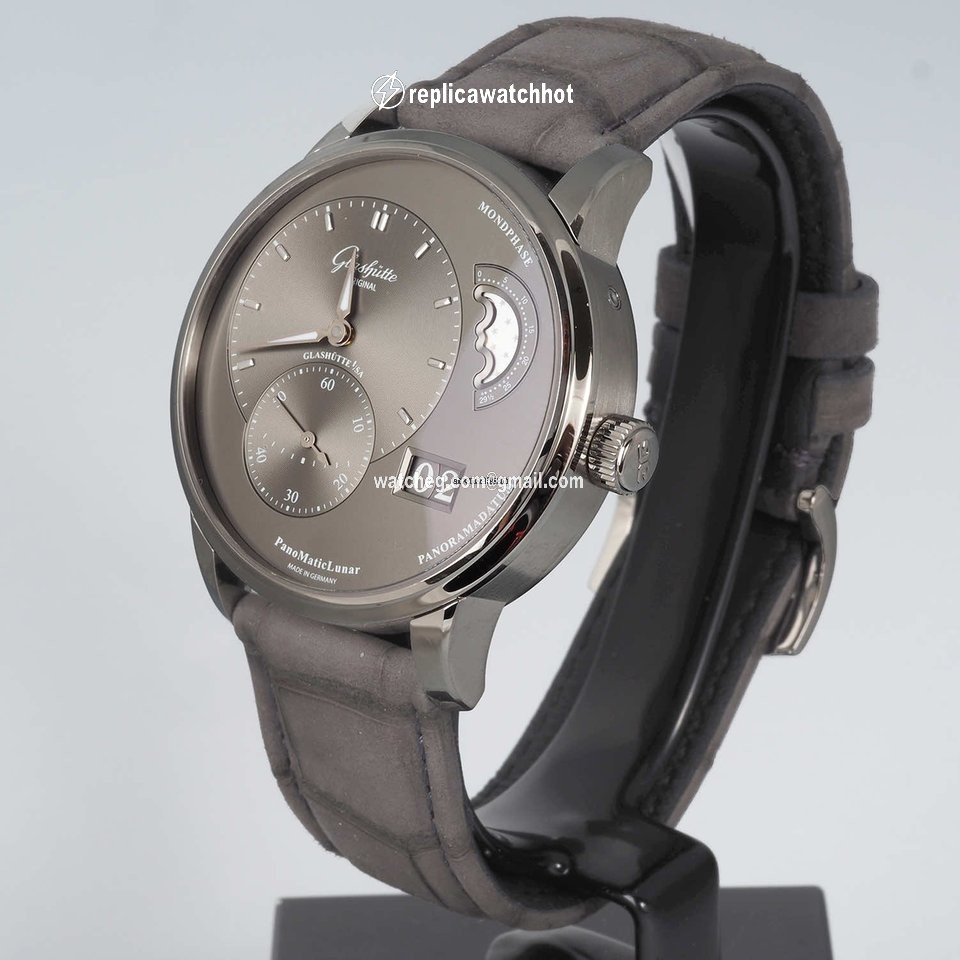 Glashtte Original PanoMaticLunar Mens watch Unisex Automatic Steel 1-90-02-43-32-02 2