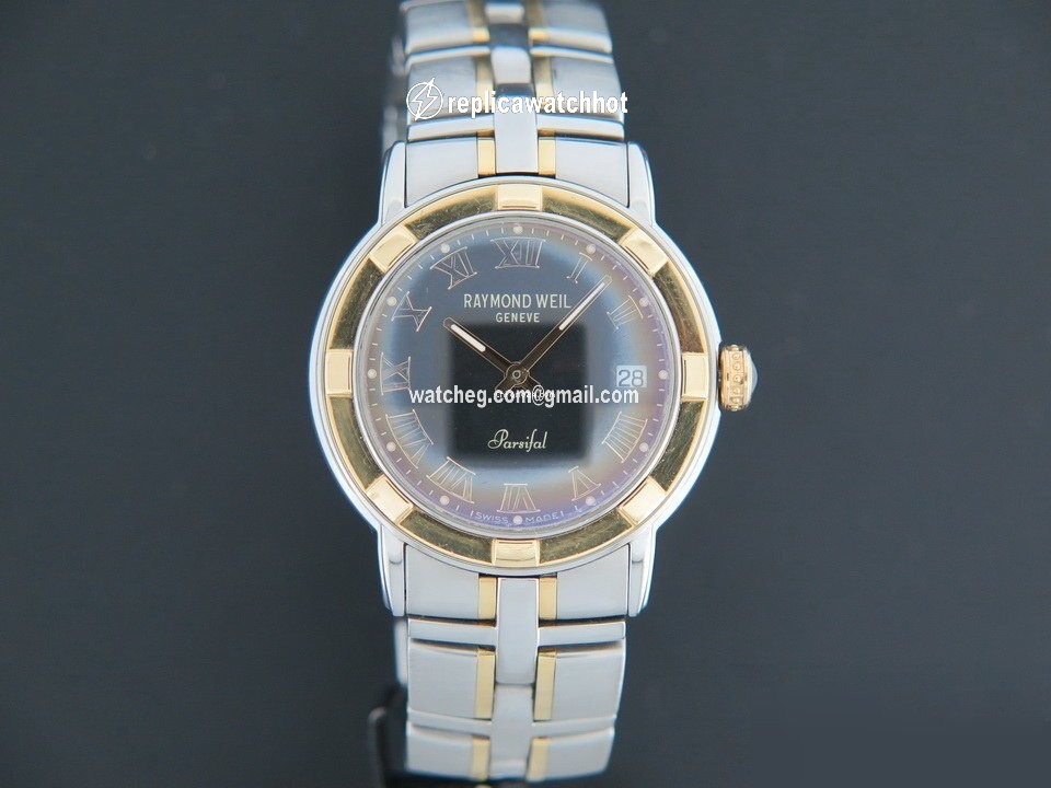 Raymond Weil Parsifal Mens watch Unisex Quartz Gold Steel 9540 2