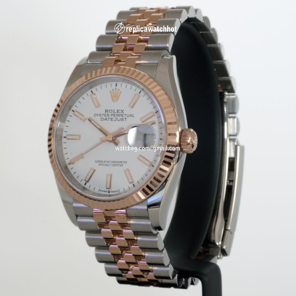 Rolex Datejust 36 Womens watch Gold Steel Automatic 126231-0017 2