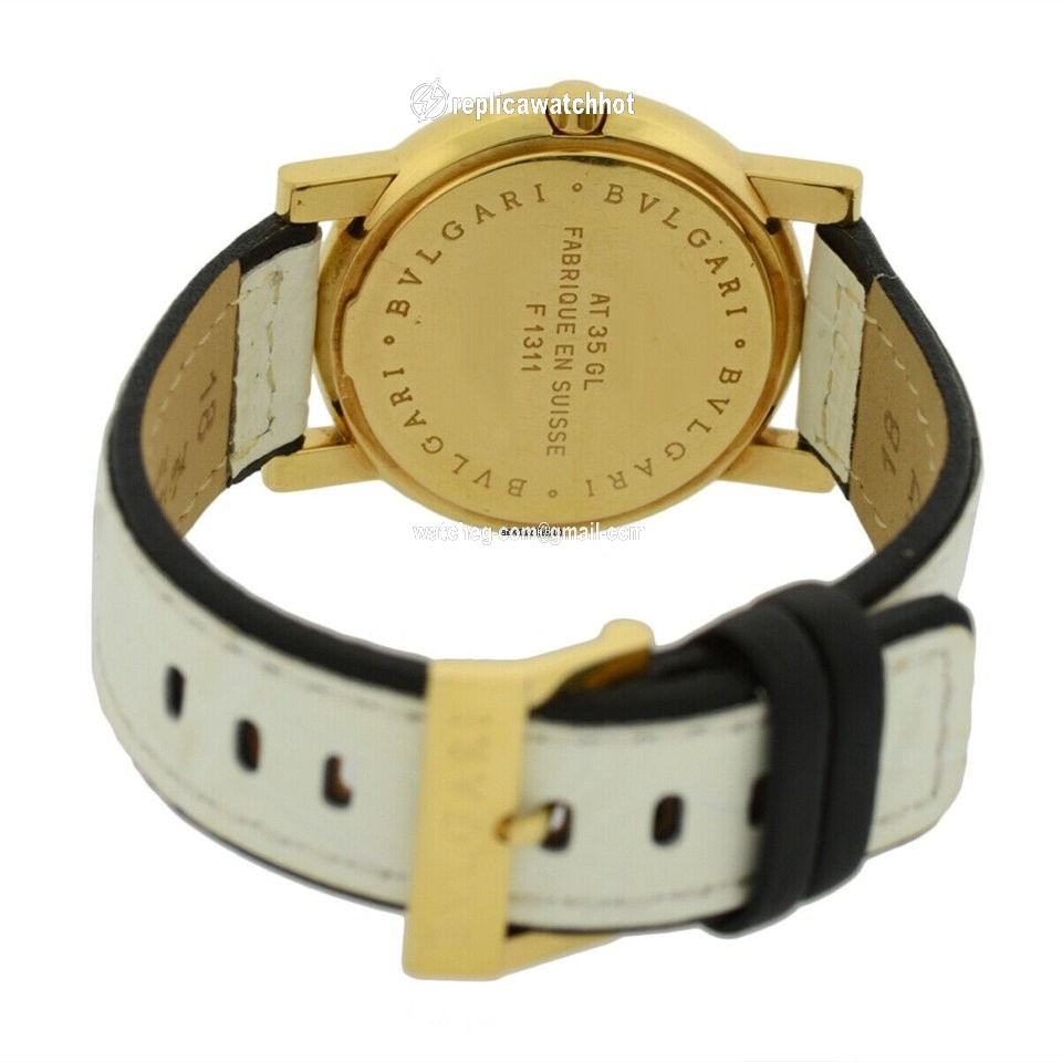 Bulgari Mens watch Unisex Automatic Yellow gold AT 35 GL 2