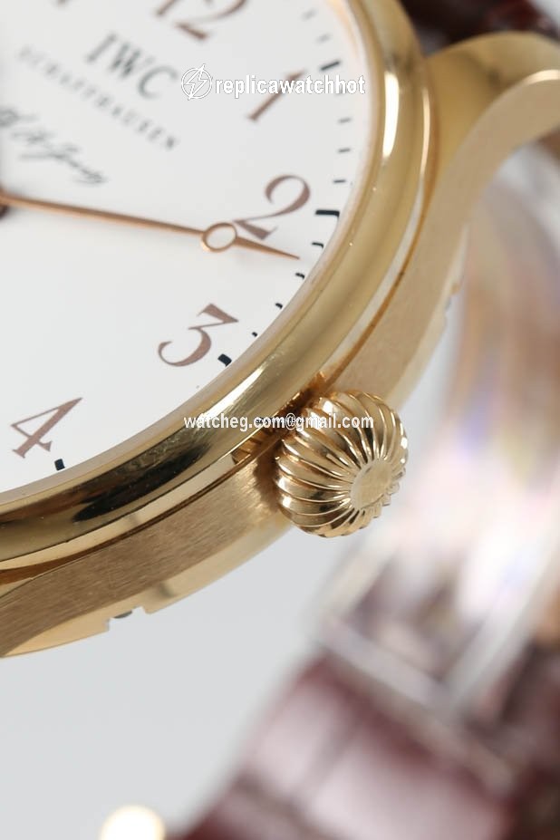 IWC Portuguese Hand-Wound Mens watch Unisex Manual winding Yellow gold IW544201 2