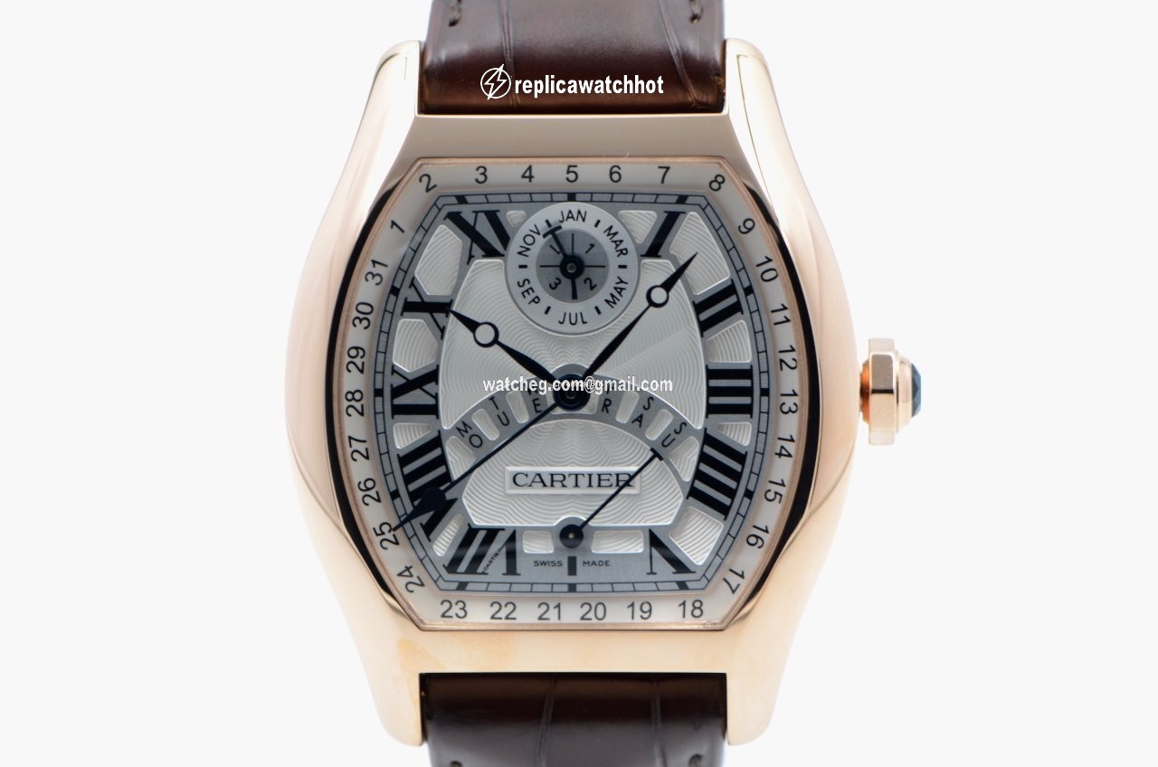 Cartier Tortue Mens watch Unisex Automatic Rose gold W1580045 2