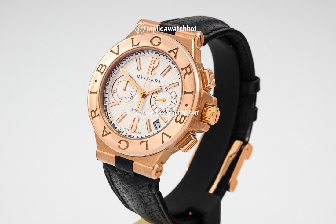 Bulgari Diagono Mens watch Unisex Automatic Rose gold DGP40C6GLDCH 2