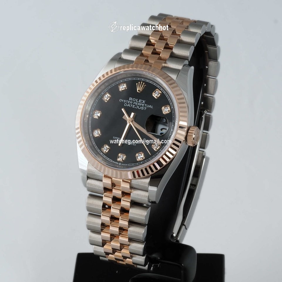 Rolex Datejust 36 Womens watch Gold Steel Automatic 126231-0019 2