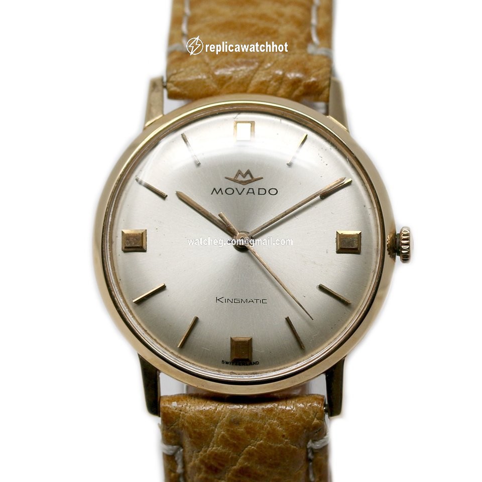 Movado Kingmatic Mens watch Unisex Automatic Rose gold F.C.4048 2
