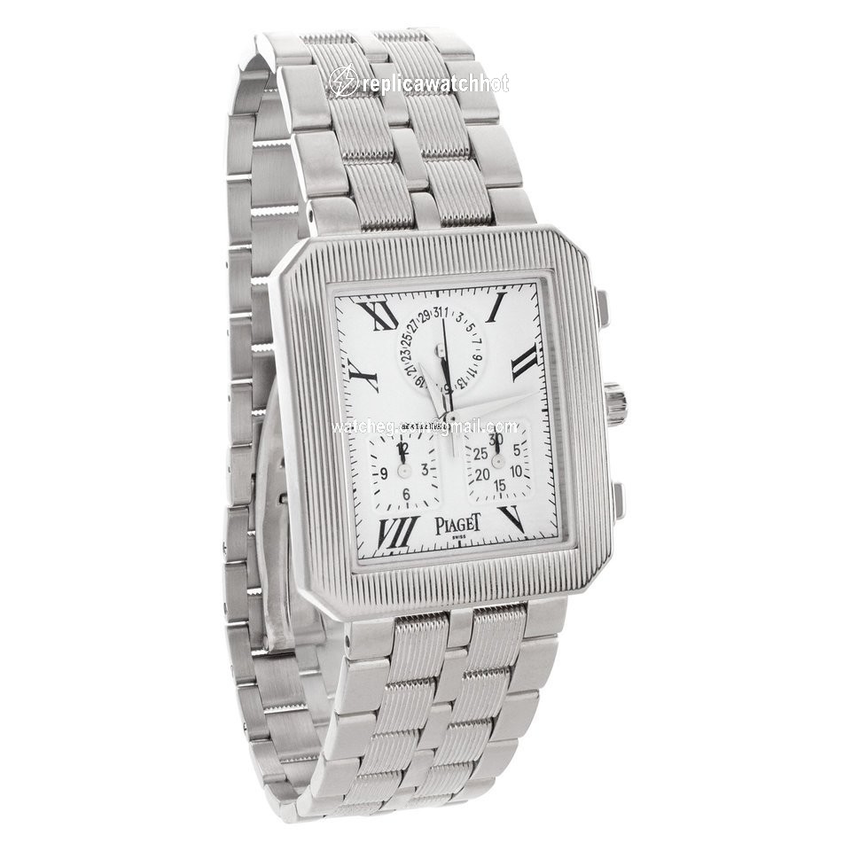 Piaget Mens watch Unisex Quartz White gold 14254 M601D 2