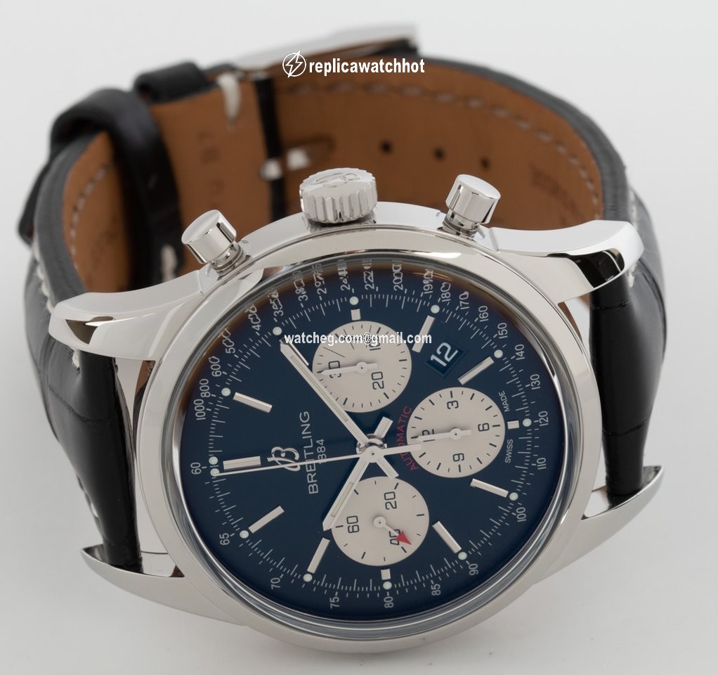 Breitling Transocean Chronograph Mens watch Unisex Automatic Steel AB015212 BF26 2