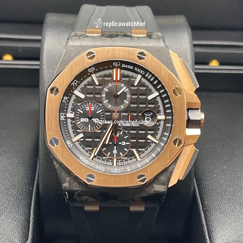 Audemars Piguet Royal Oak Offshore Chronograph Mens watch Unisex Automatic Carbon 26406FR.OO.A002CA.01 2