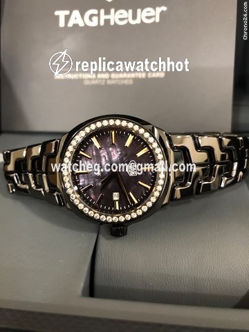 TAG Heuer Link Lady Womens watch Quartz Ceramic WBC1390.BH0744 2
