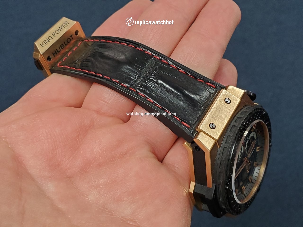 Hublot King Power Mens watch Unisex Automatic Rose gold 703.OM.6912.HR.FMC12 2