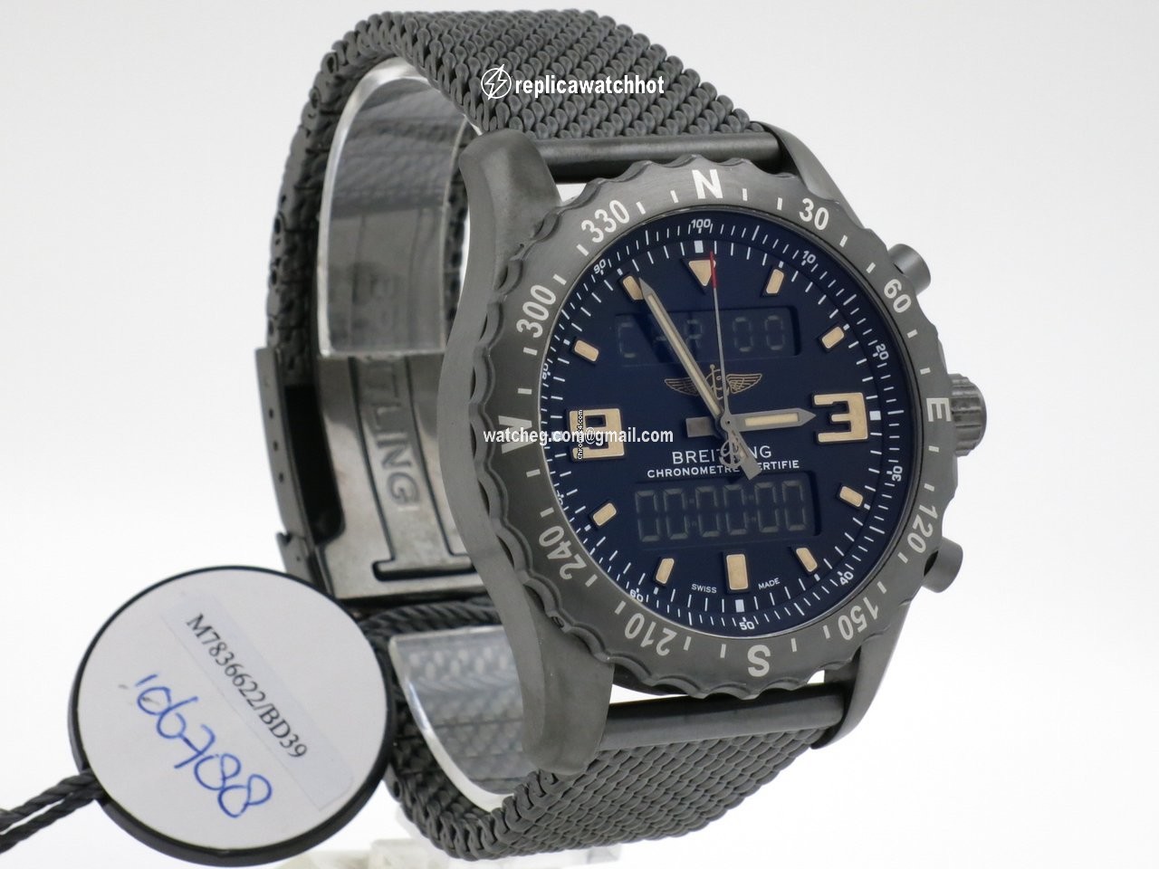Breitling Chronospace Military Mens watch Unisex Quartz Steel M7836622.BD39.159M 2
