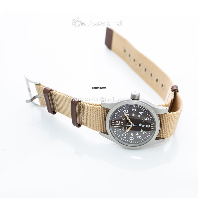 Hamilton Khaki Field Mens watch Unisex Manual winding Steel H69439901 2