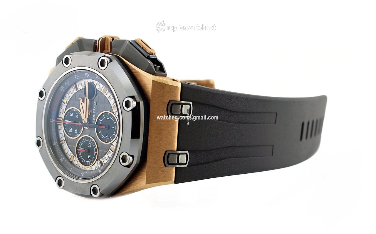 Audemars Piguet Royal Oak Offshore Chronograph Mens watch Unisex Automatic Rose gold 26568OM.OO.A004CA.01 2