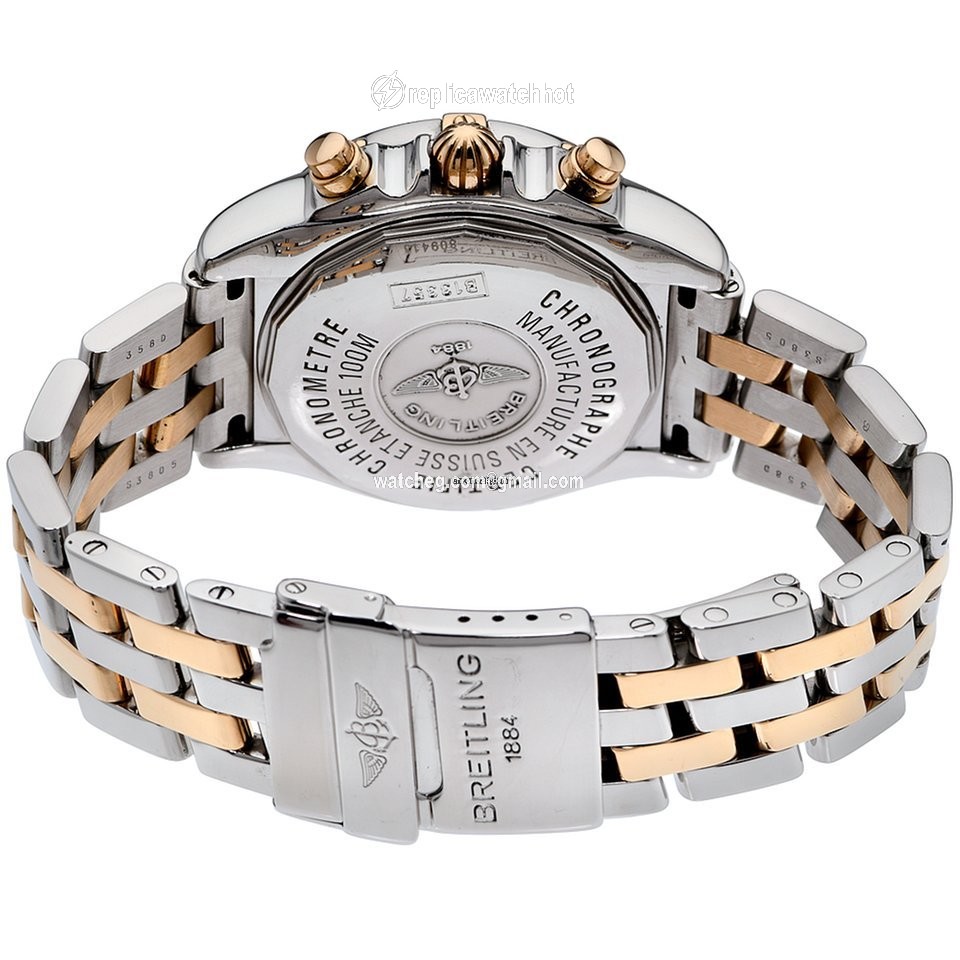 Breitling Chrono Cockpit Mens watch Unisex Automatic Gold Steel B13357 2