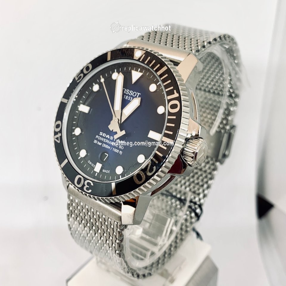 Tissot Seastar 1000 Mens watch Unisex Automatic Steel T120.407.11.041.02 2