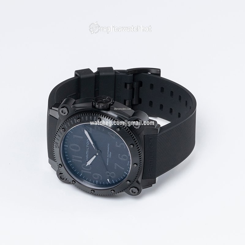 Hamilton Khaki Navy BeLOWZERO Mens watch Unisex Automatic Titanium H78505330 2