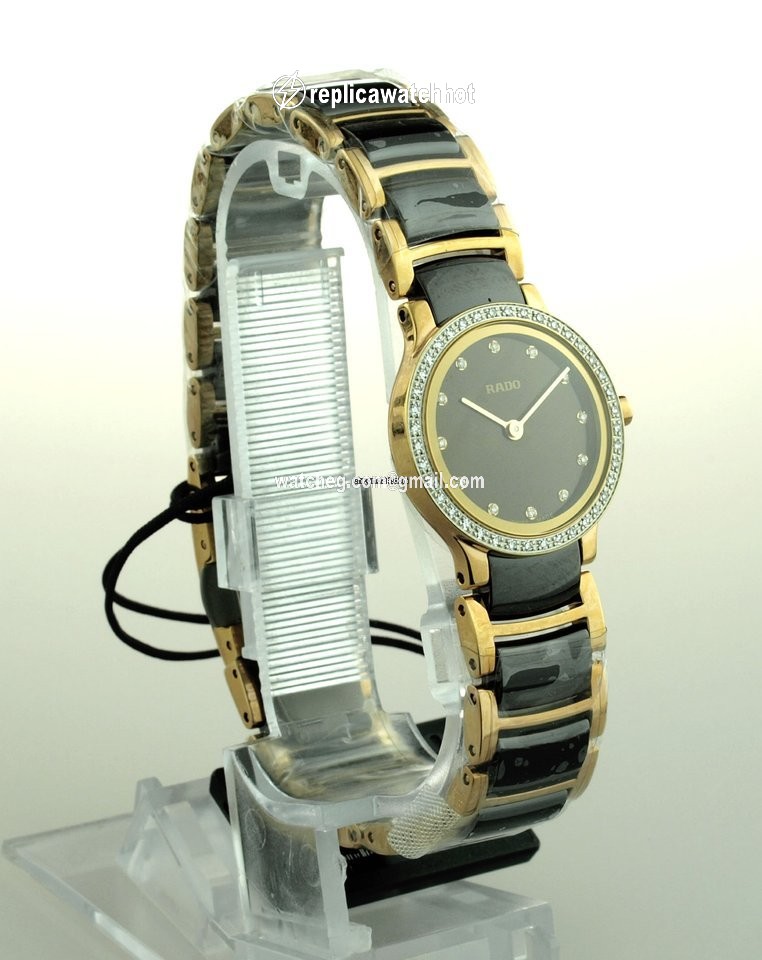 Rado Centrix Womens watch Quartz Gold Steel R30218702 2