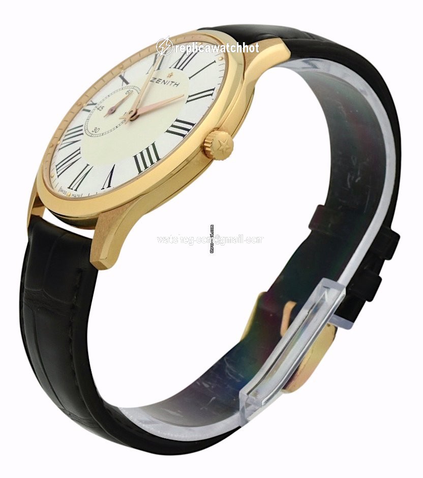 Zenith Elite Ultra Thin Mens watch Unisex Automatic Rose gold 18.2010.681 11.C498 2
