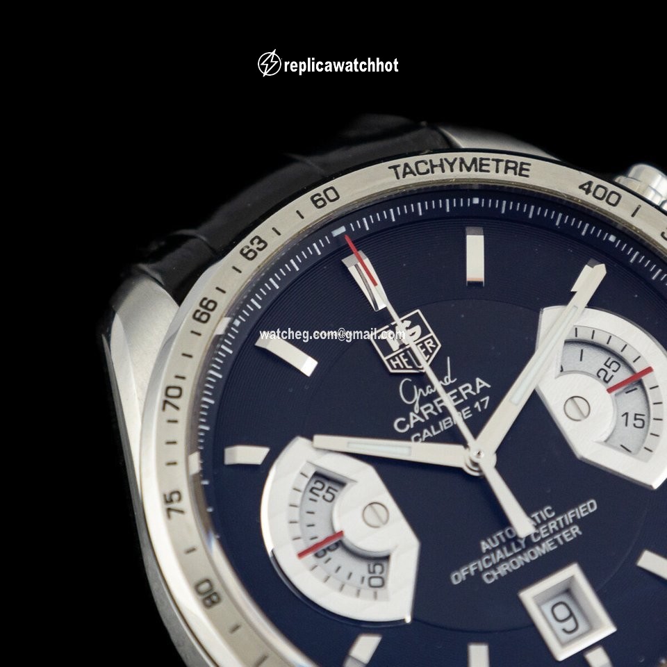 TAG Heuer Grand Carrera Mens watch Unisex Automatic Steel CAV211A.FC6225 2