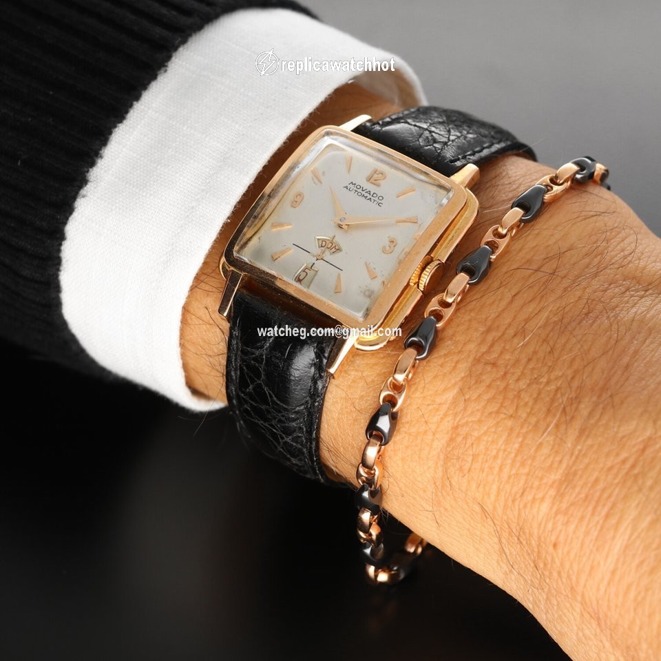 Movado Mens watch Unisex Automatic Rose gold R8477 2