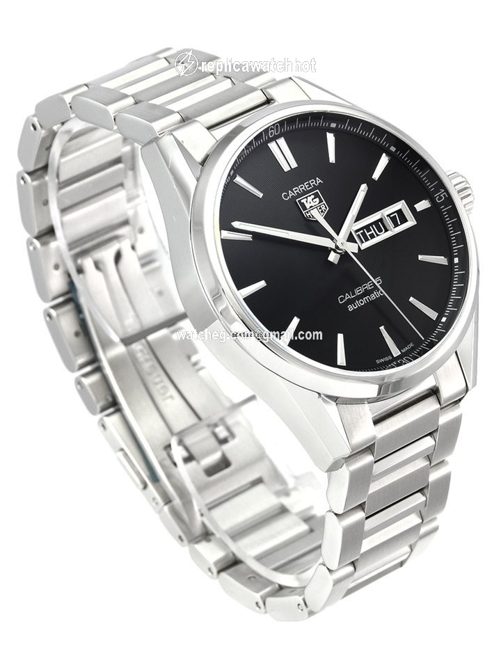 TAG Heuer Carrera Calibre 5 Mens watch Unisex Automatic Steel WAR201A-1 2