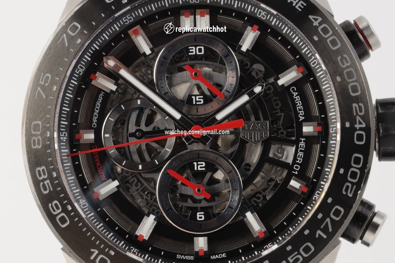 TAG Heuer Carrera Calibre HEUER 01 Mens watch Unisex Automatic Steel CBG2A10.FT168 2