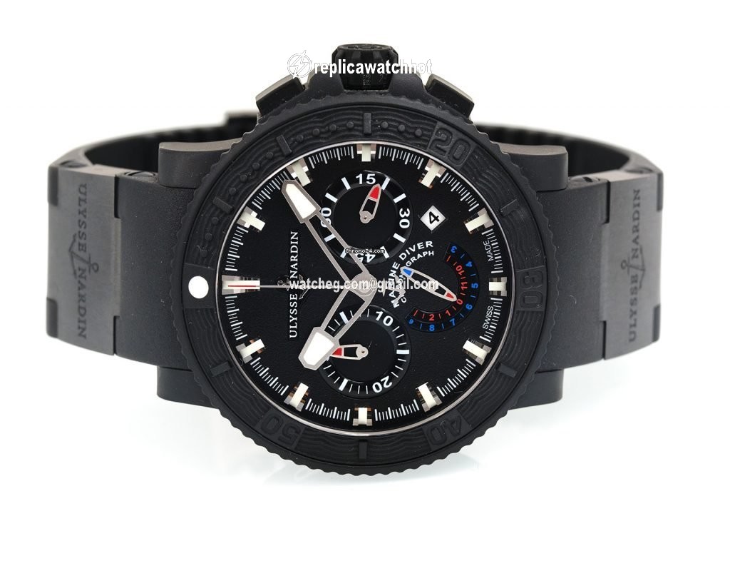 Ulysse Nardin Diver Black Sea Mens watch Unisex Automatic Steel 353-92 2