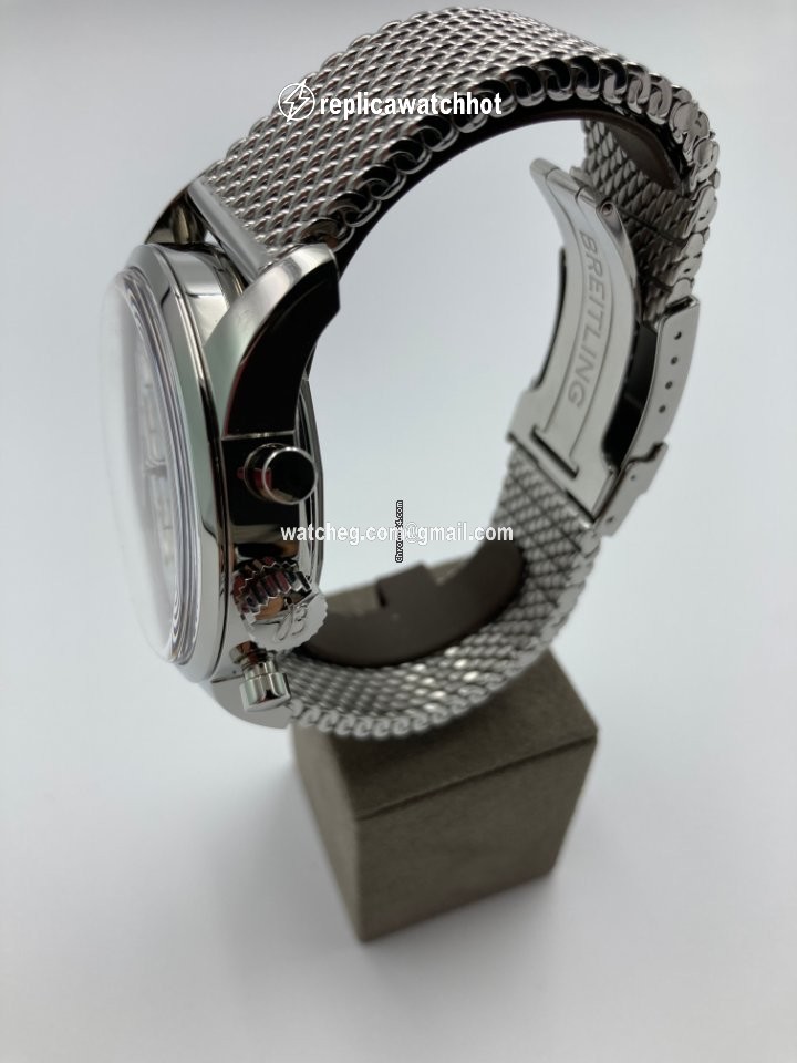 Breitling Transocean Chronograph Unitime Mens watch Unisex Automatic Steel AB0510U0 A732 152A 2