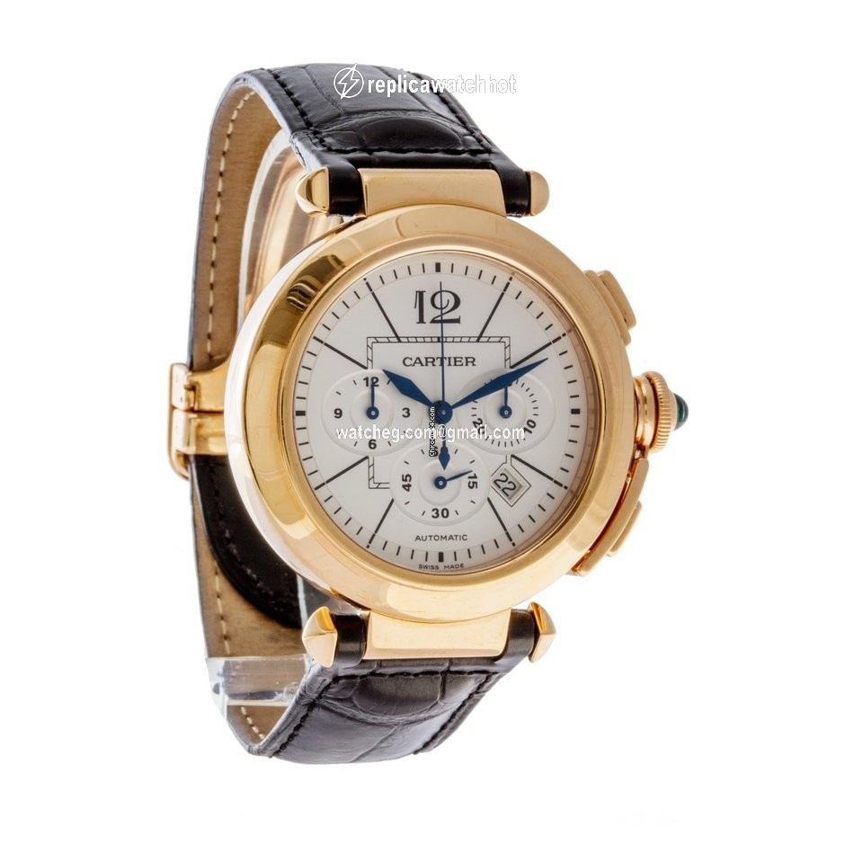 Cartier Pasha Mens watch Unisex Automatic Rose gold W3019951 2
