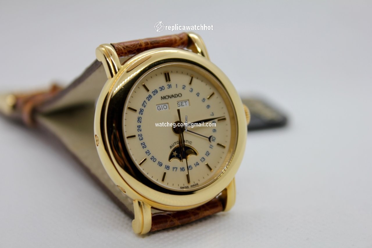 Movado Mens watch Unisex Automatic Yellow gold 40 B1 870 3 417 JMI 2