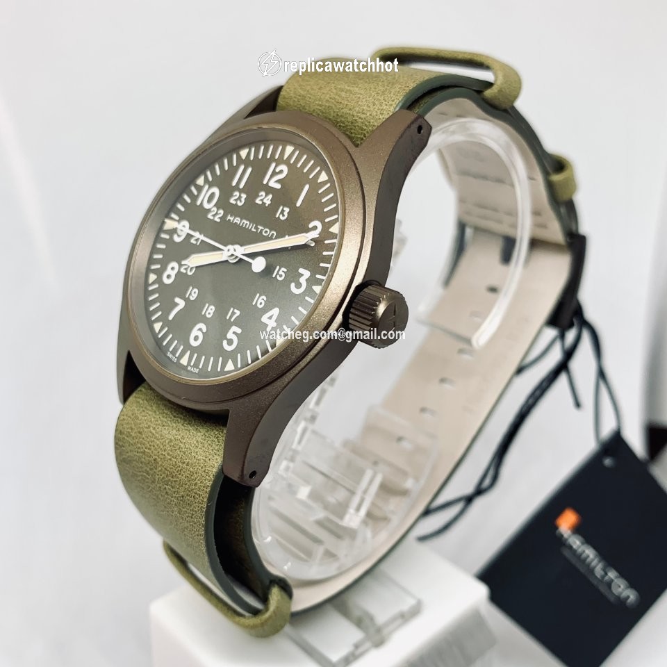 Hamilton Khaki Field Mens watch Unisex Manual winding Steel H69449861 2