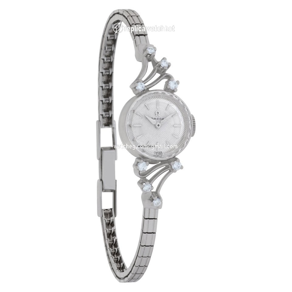 Omega Manual winding White gold A7575 2