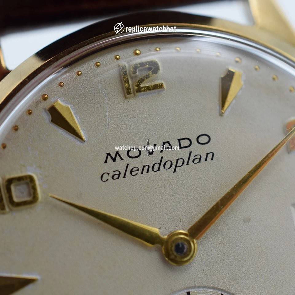 Movado Mens watch Unisex Manual winding Yellow gold Movado 13322 2