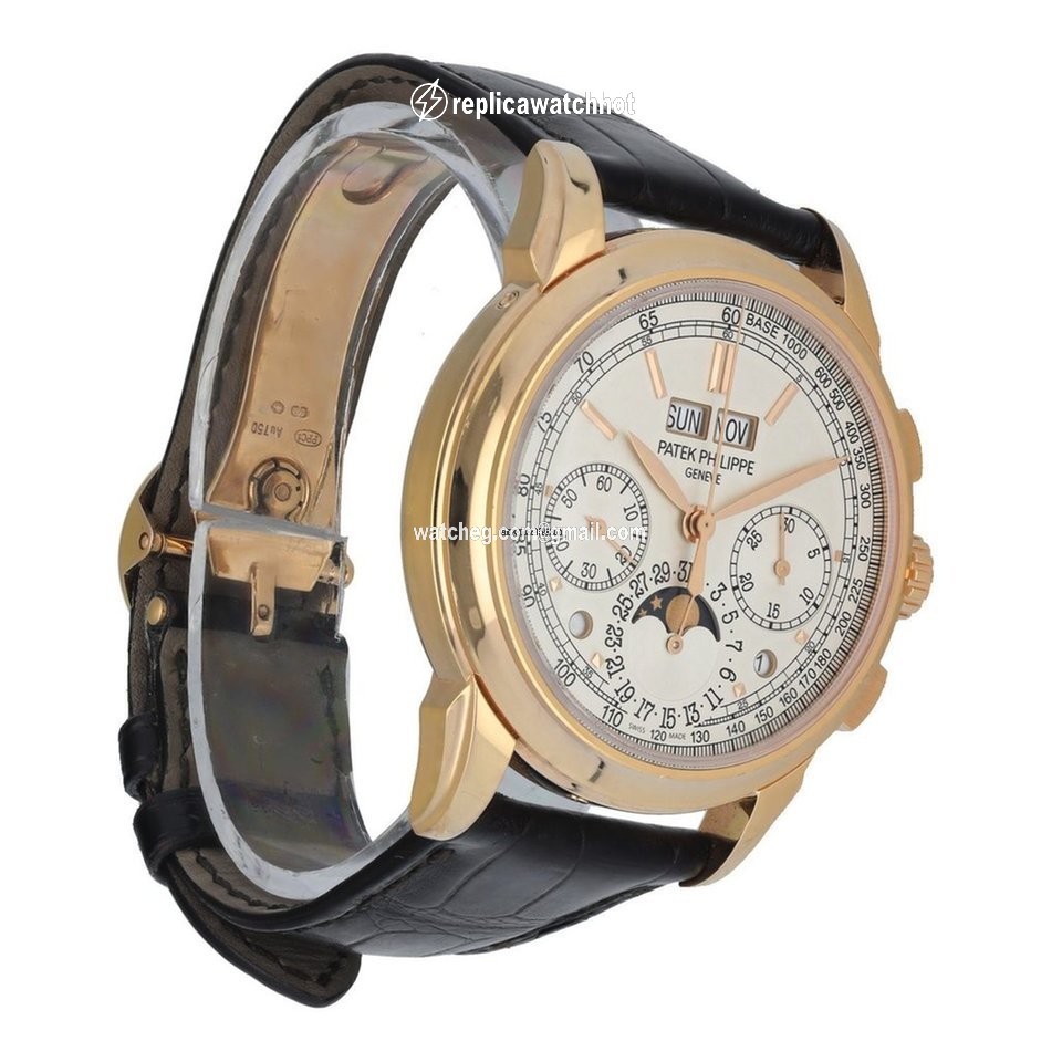 Patek Philippe Perpetual Calendar Chronograph Mens watch Unisex Manual winding Rose gold 5270R 2