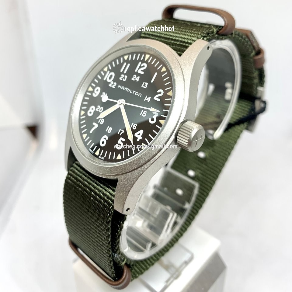 Hamilton Khaki Field Mens watch Unisex Manual winding Steel H69439931 2