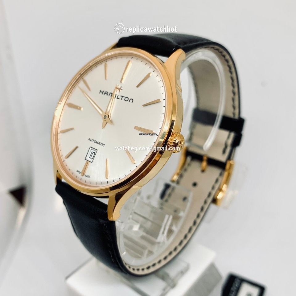 Hamilton Jazzmaster Thinline Mens watch Unisex Automatic Rose gold H38545751 2