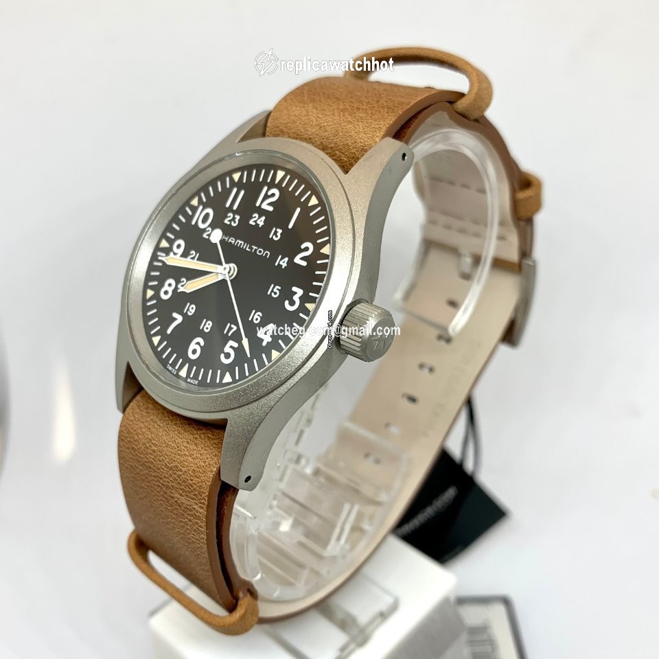Hamilton Khaki Field Mens watch Unisex Manual winding Steel H69439531 2