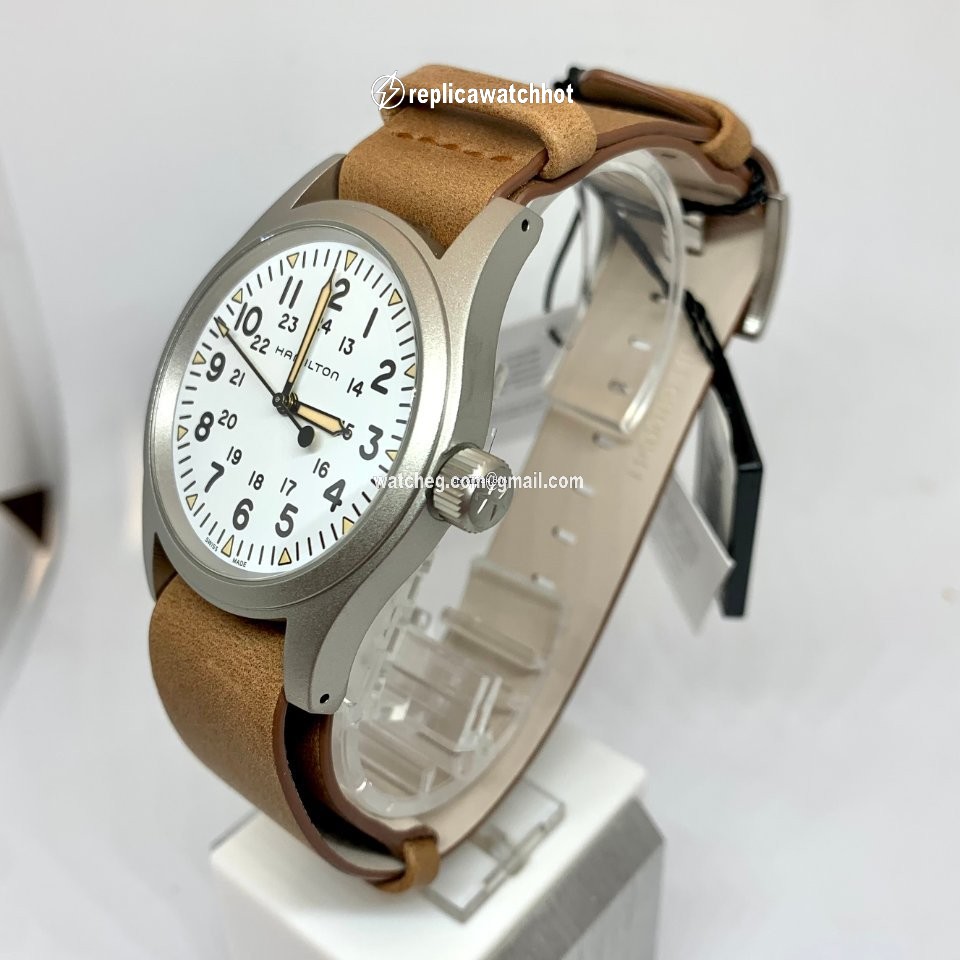 Hamilton Khaki Field Mens watch Unisex Manual winding Steel H69439511 2