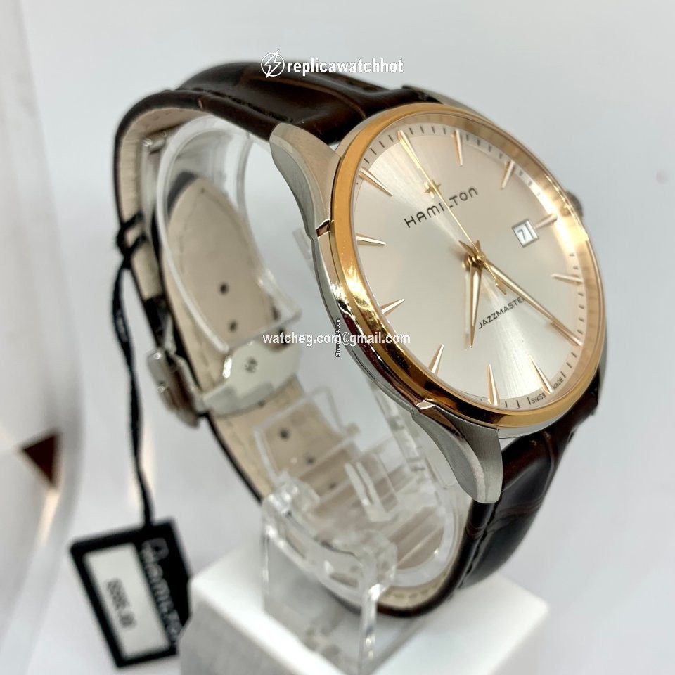 Hamilton Jazzmaster Mens watch Unisex Quartz Steel H32441551 2
