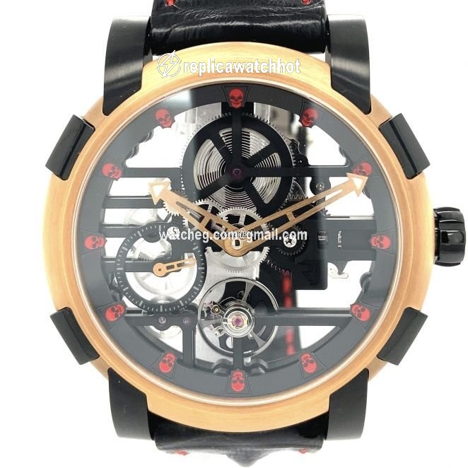 Romain Jerome Moon-DNA Mens watch Unisex Manual winding Gold Steel RJ.M.AU.031.03 2