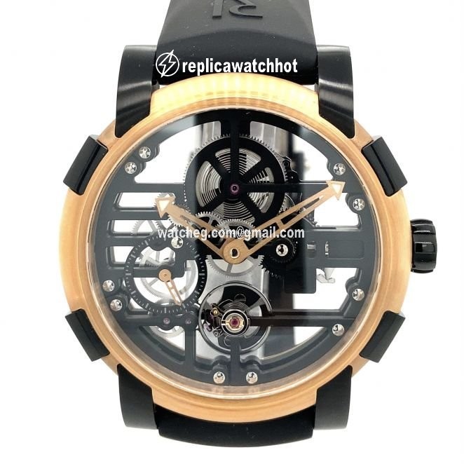 Romain Jerome Moon-DNA Mens watch Unisex Manual winding Rose gold RJ.M.AU.031.02 2