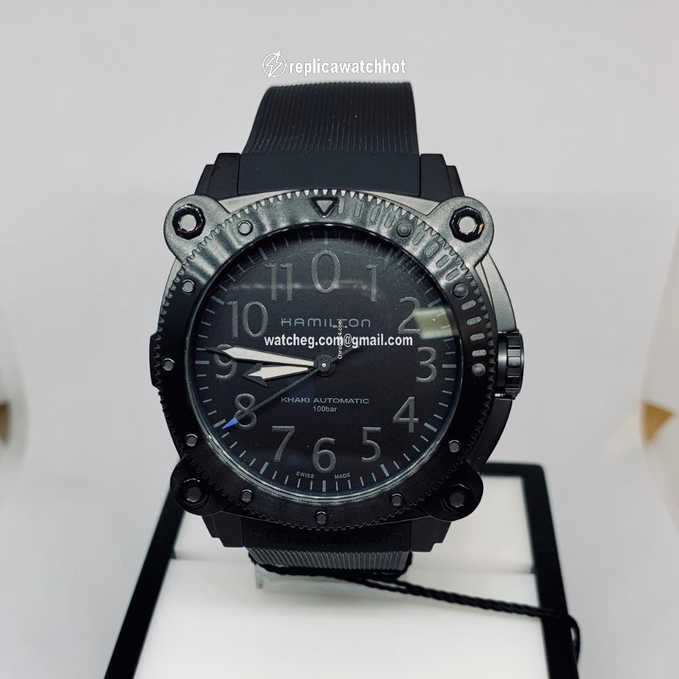 Hamilton Khaki Navy BeLOWZERO Mens watch Unisex Automatic Titanium H78505331 2